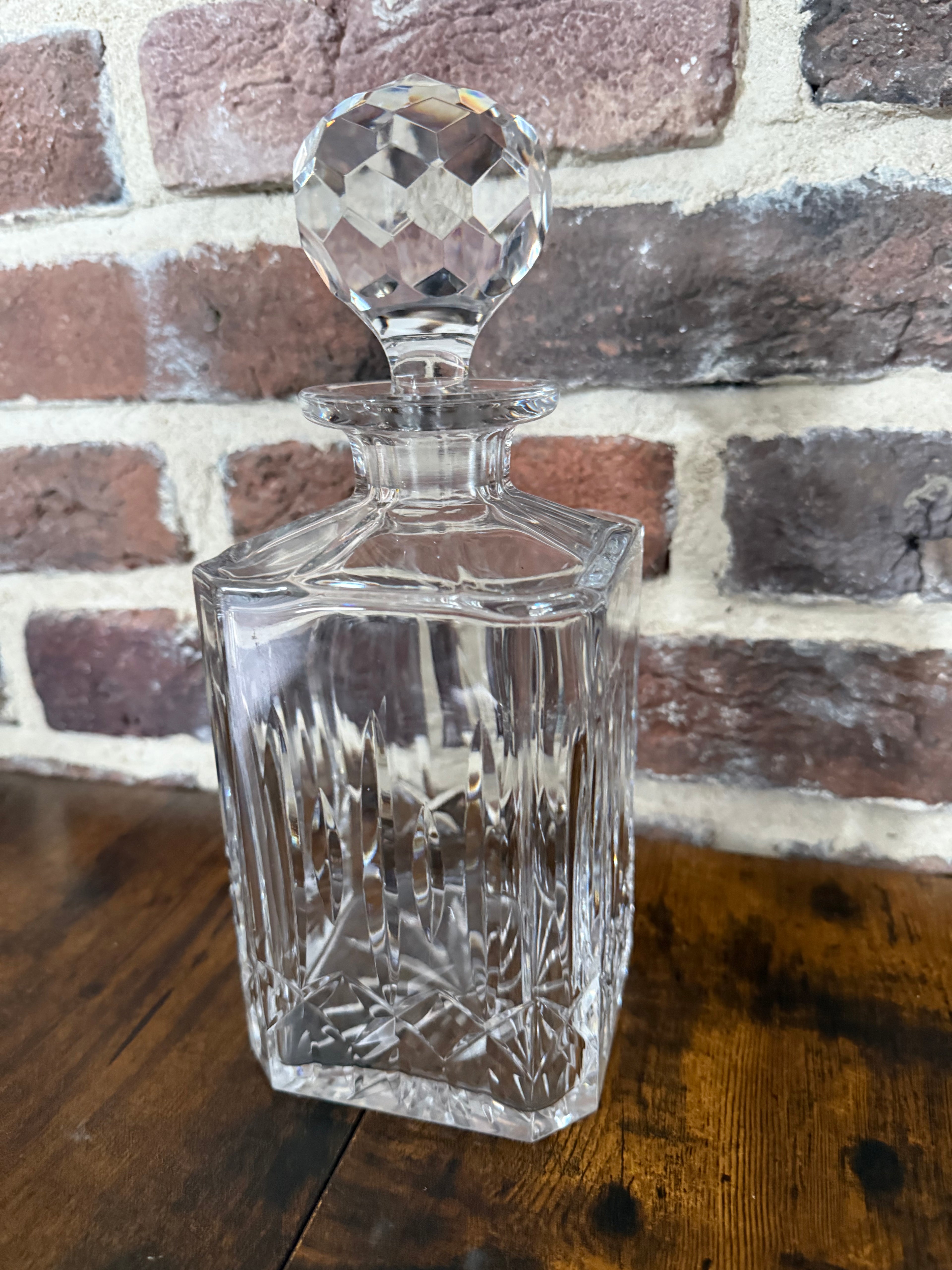 Vintage Crystal Glass Decanter  image 3