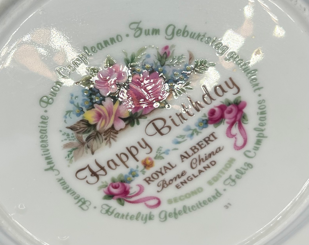 Royal Albert Happy Birthday Plate image 3