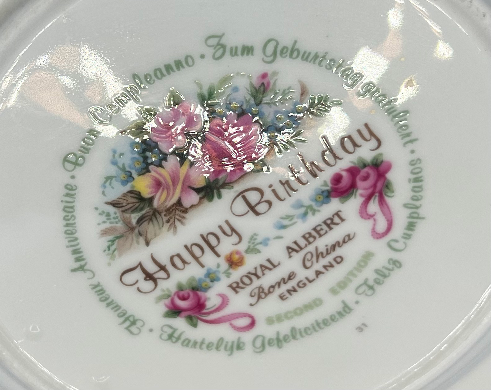 Royal Albert Happy Birthday Plate image 3