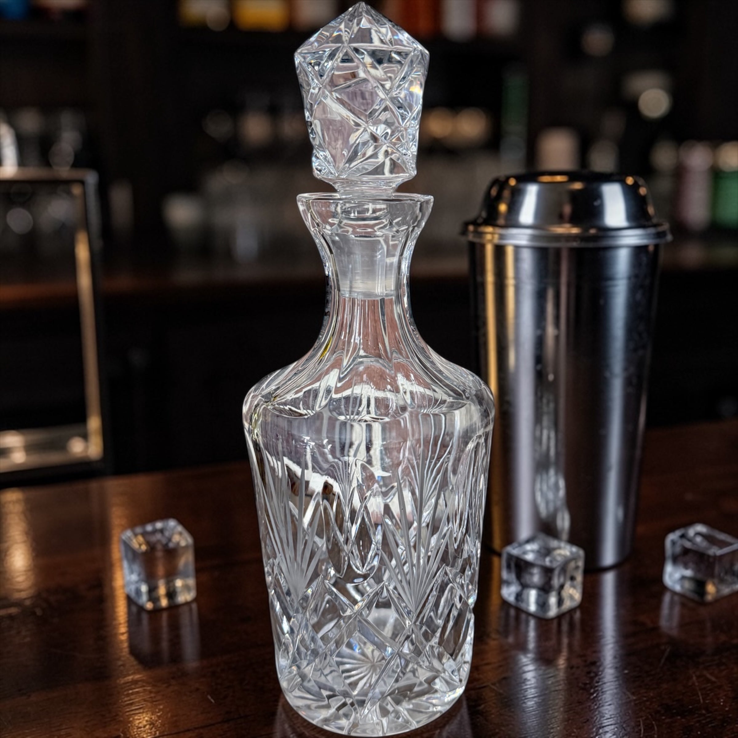 Vintage Crystal Glass Decanter  image 0