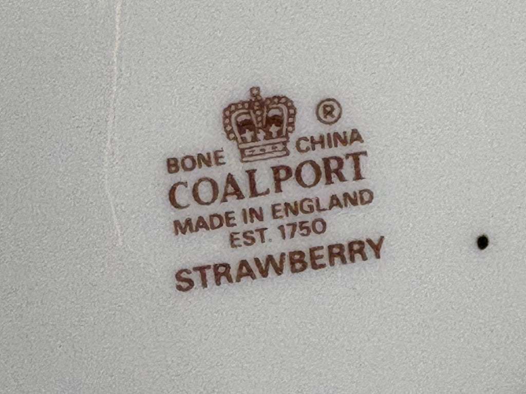 Coalport Strawberry Cereal Bowl