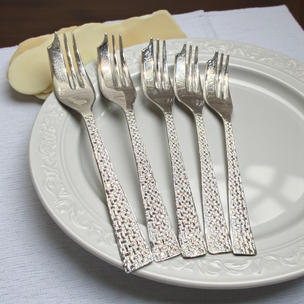 Vintage Cutlery. Set 5 Cake/Pastry Forks image 0