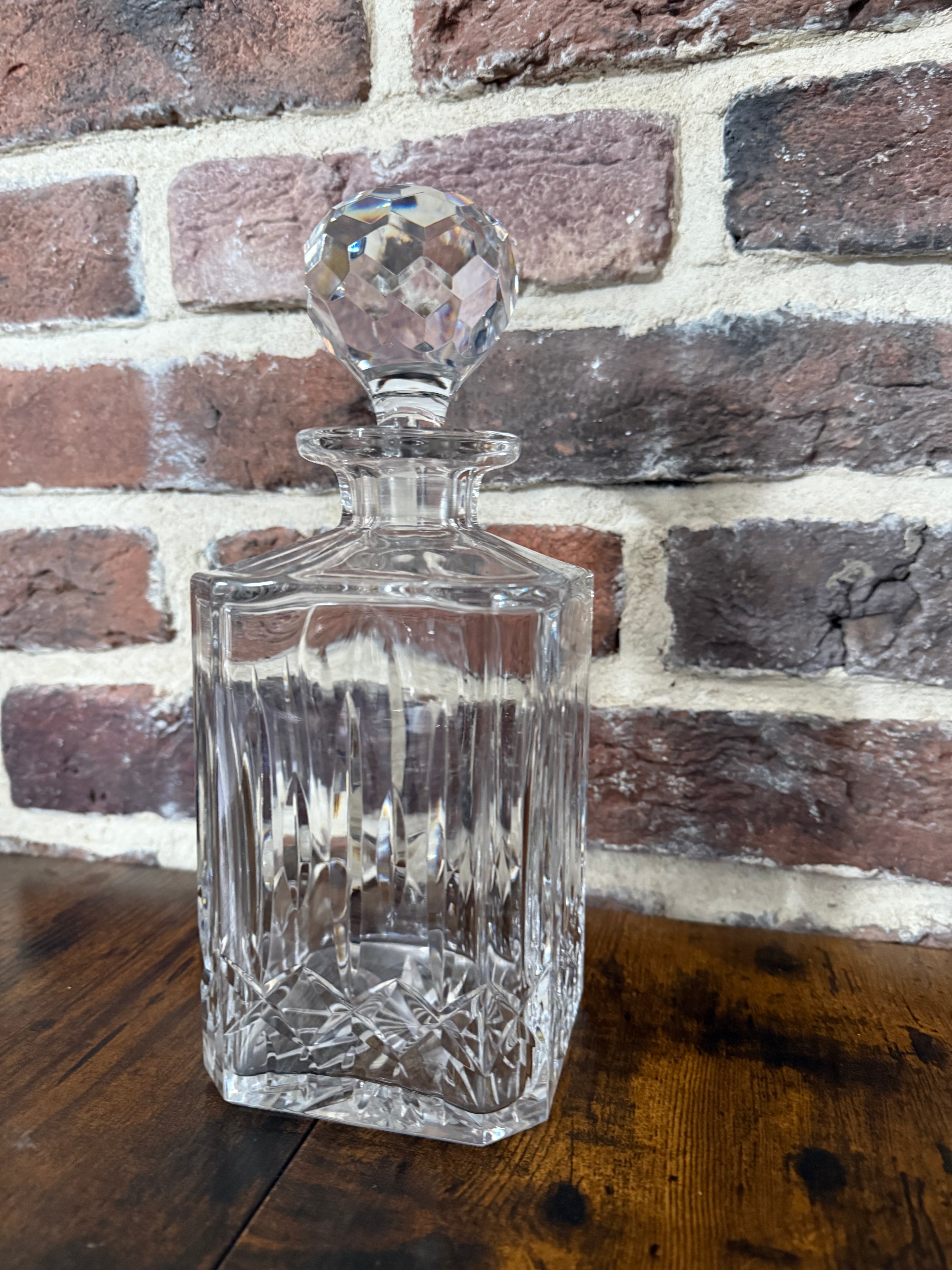 Vintage Crystal Glass Decanter  image 4
