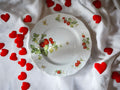 Large Strawberries Vintage dinner plate.  image 0
