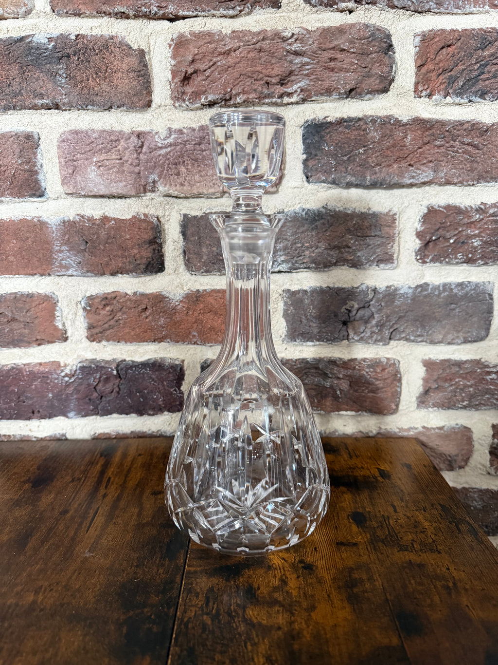 Vintage Crystal Glass Decanter  image 6