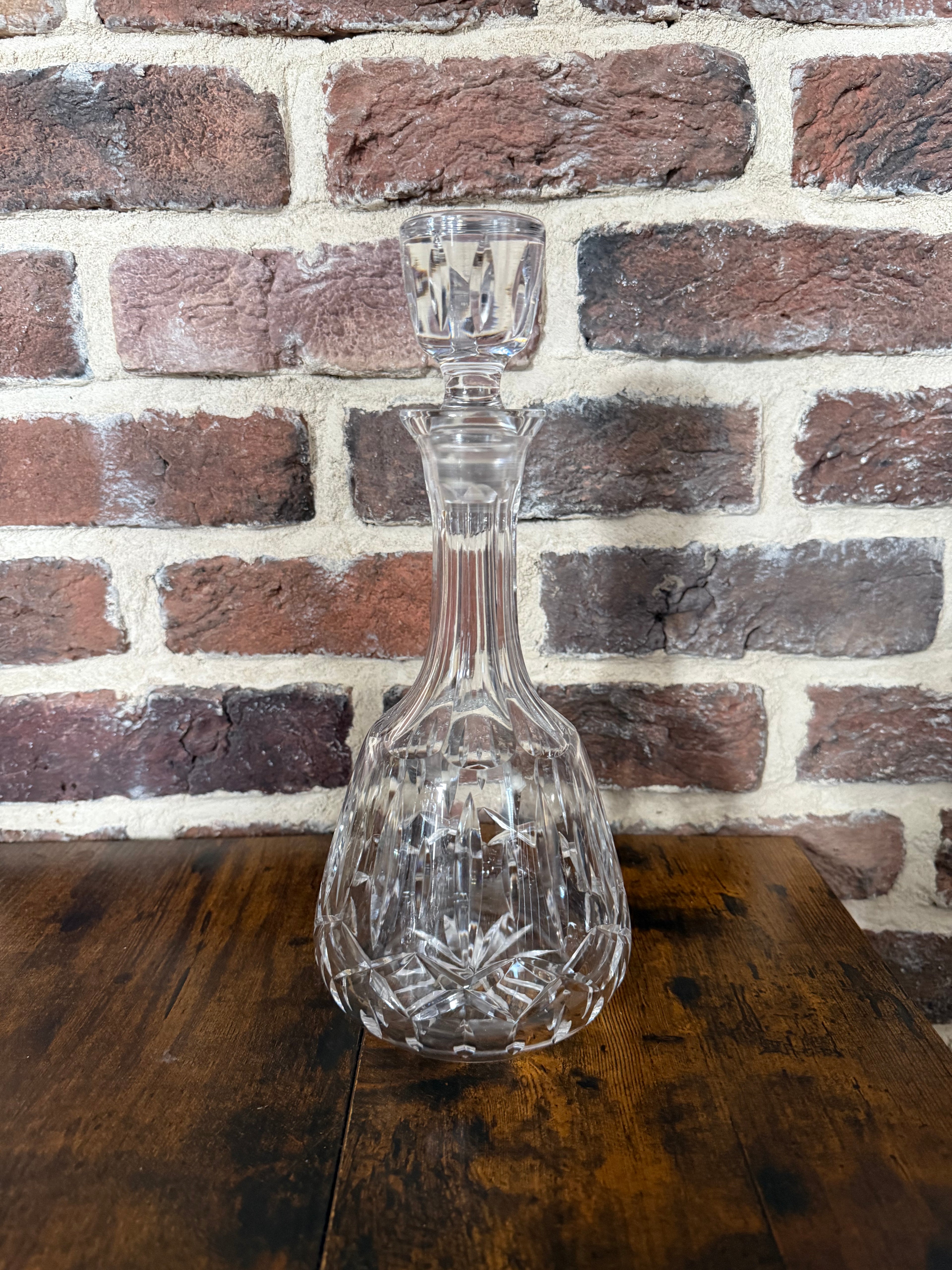 Vintage Crystal Glass Decanter  image 6