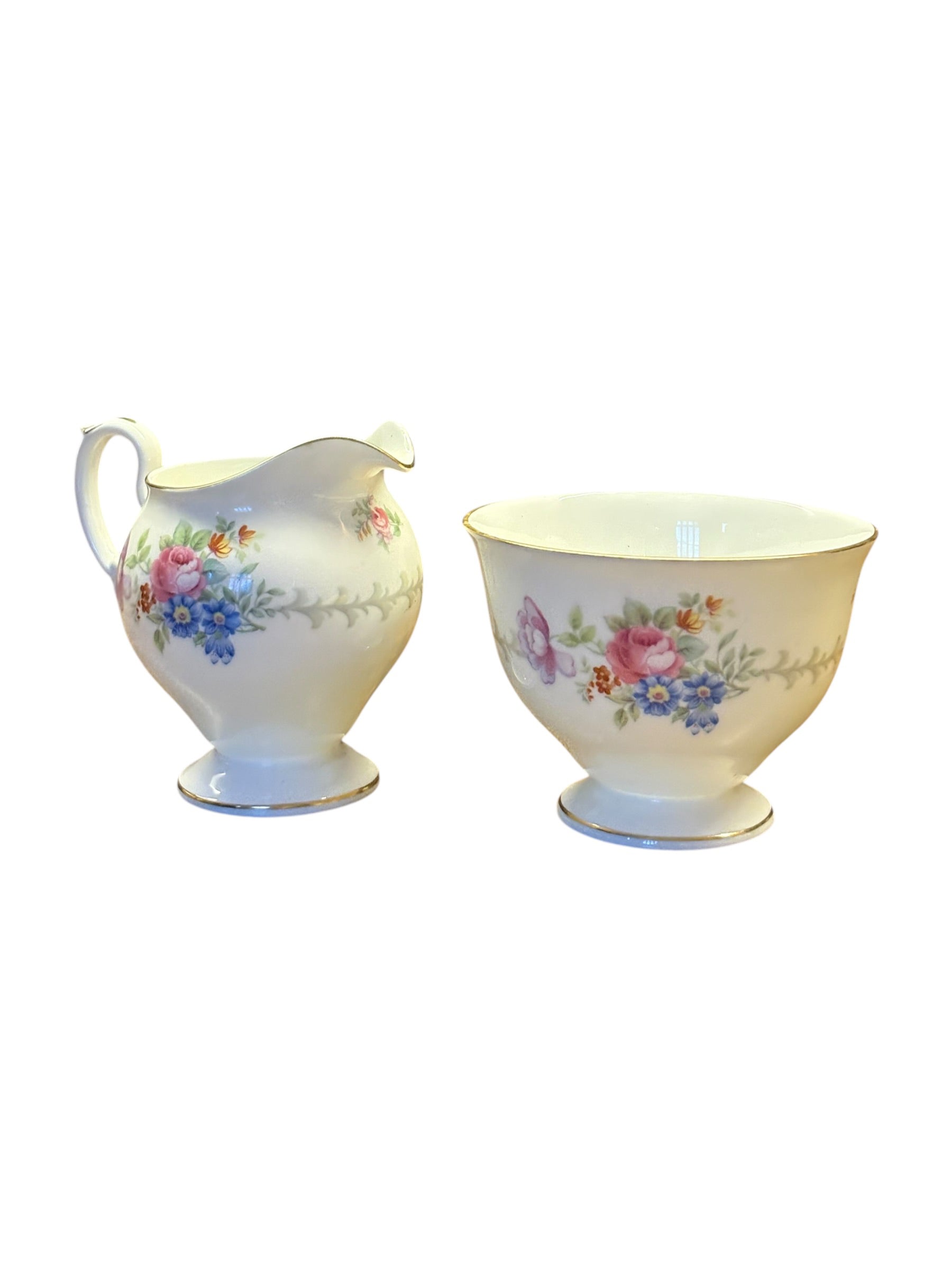 Vintage Minton Milk Jug & Sugar Bowl image 0