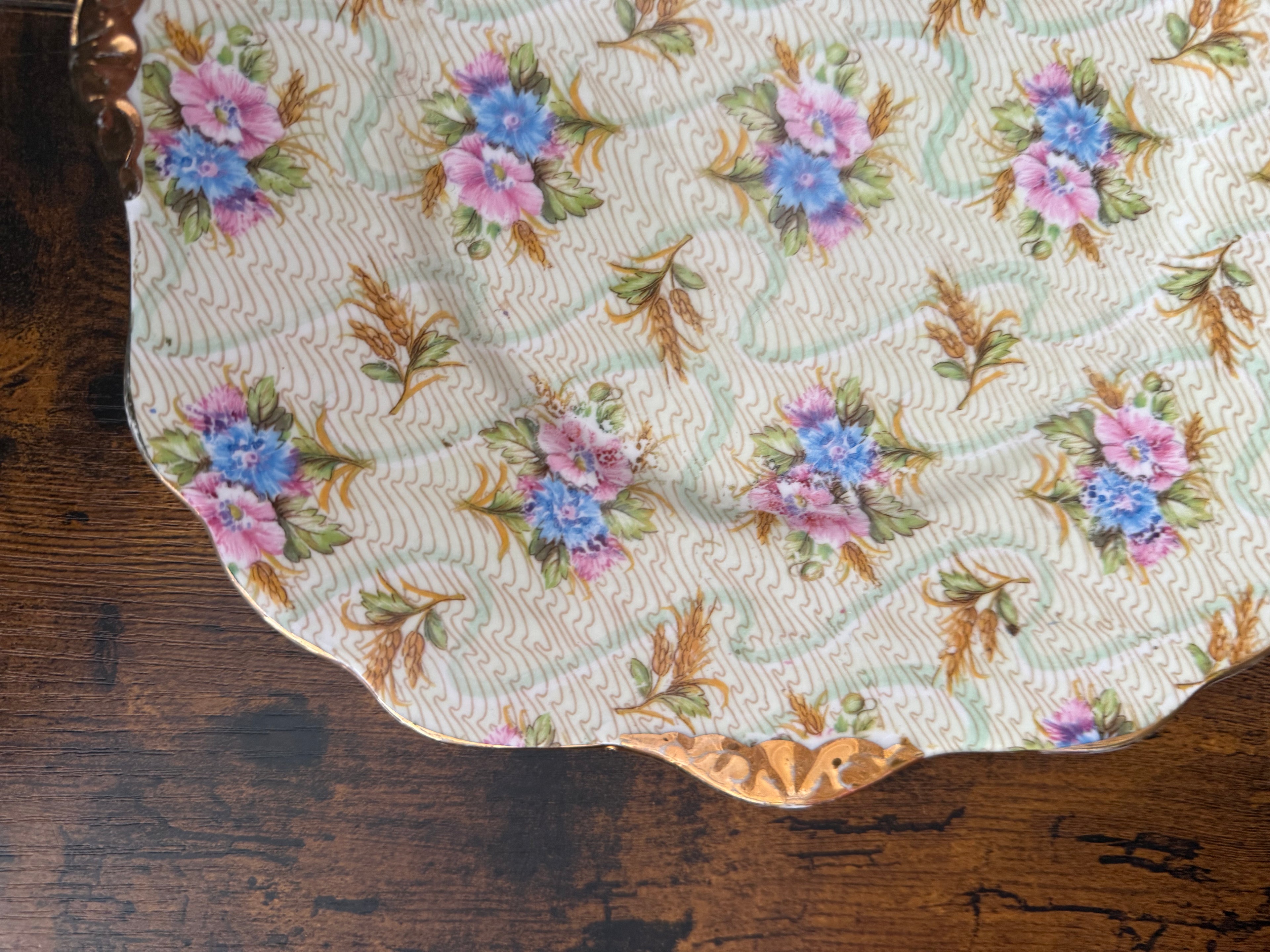 Vintage Cake Plate.  image 2