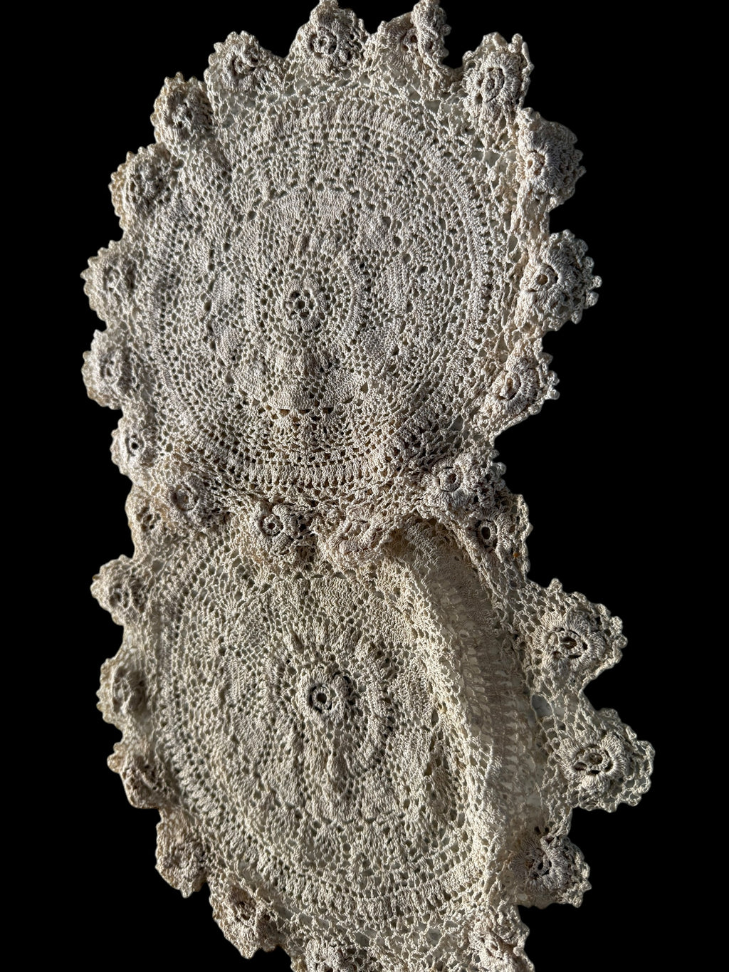 2 Matching vintage doilies.  image 7