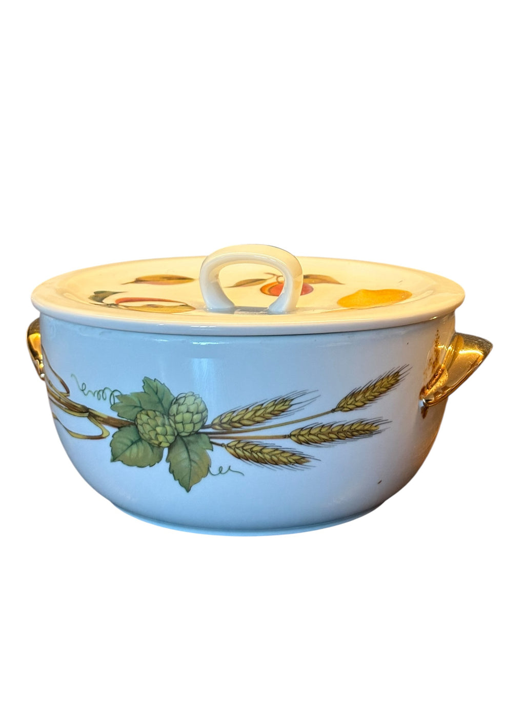 Royal Worcester Evesham Gold Lidded Casserole Dish  image 1