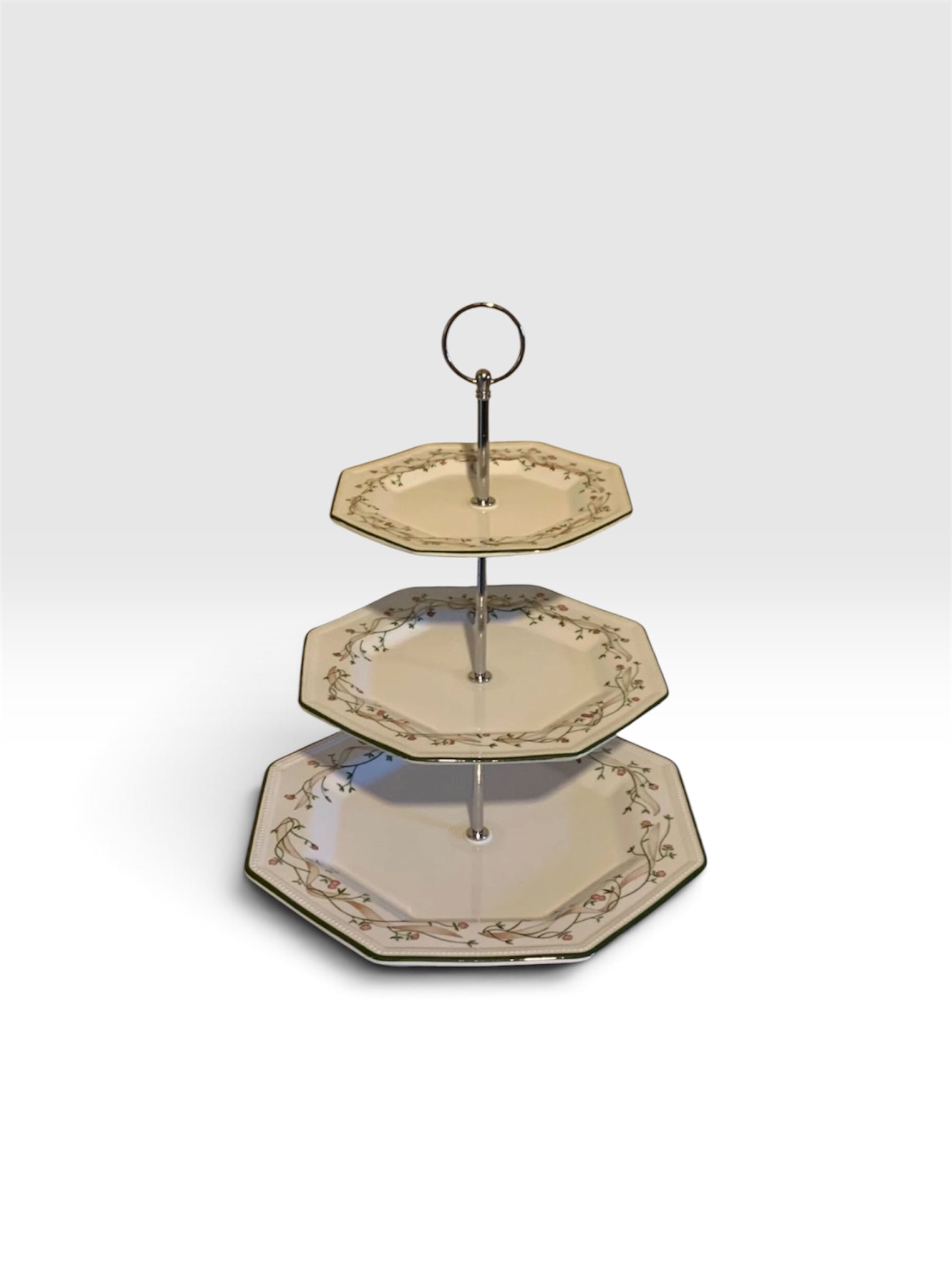 Eternal Beau. Johnson Brothers. 3 tier cake stand