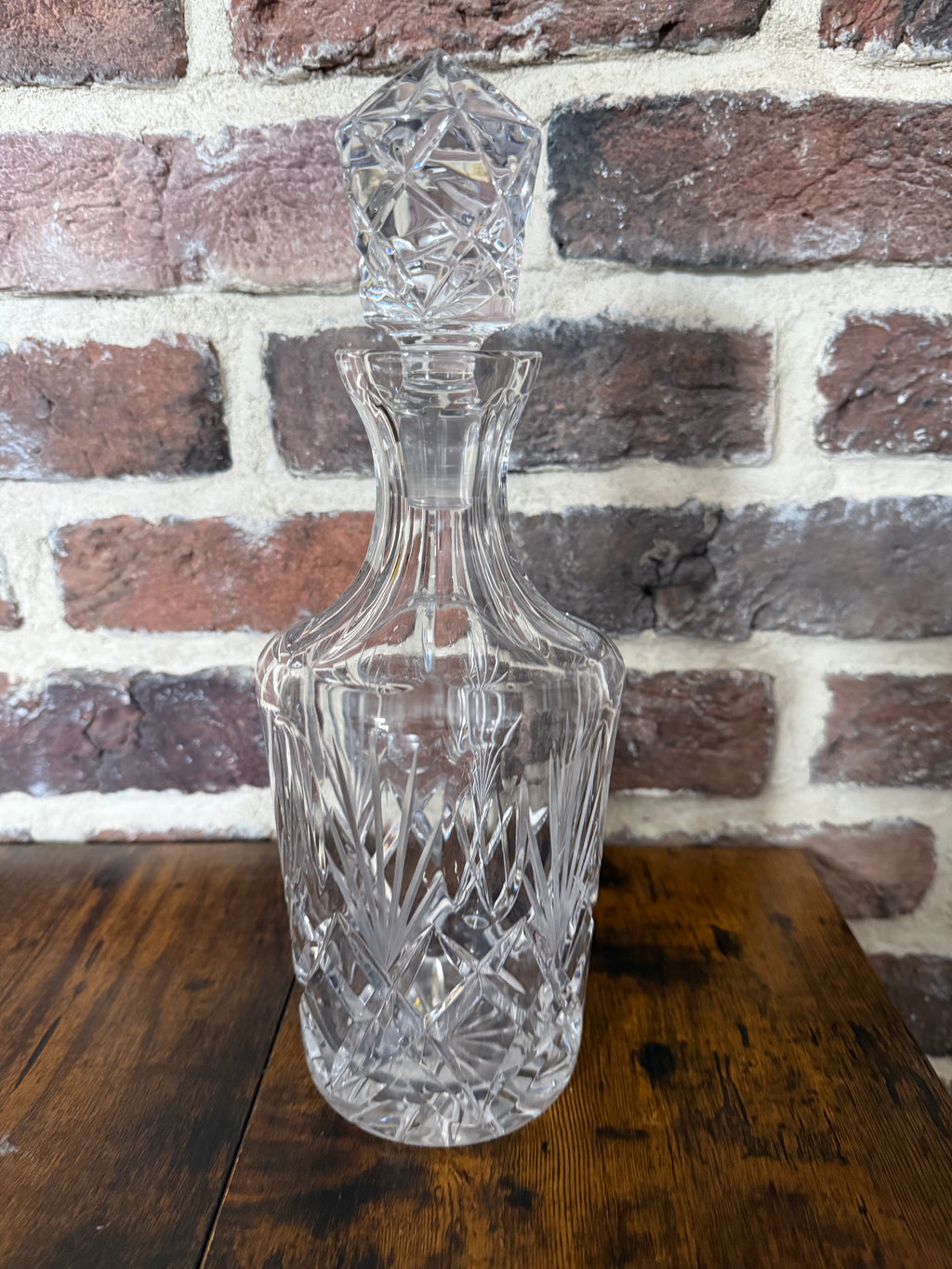 Vintage Crystal Glass Decanter  image 4