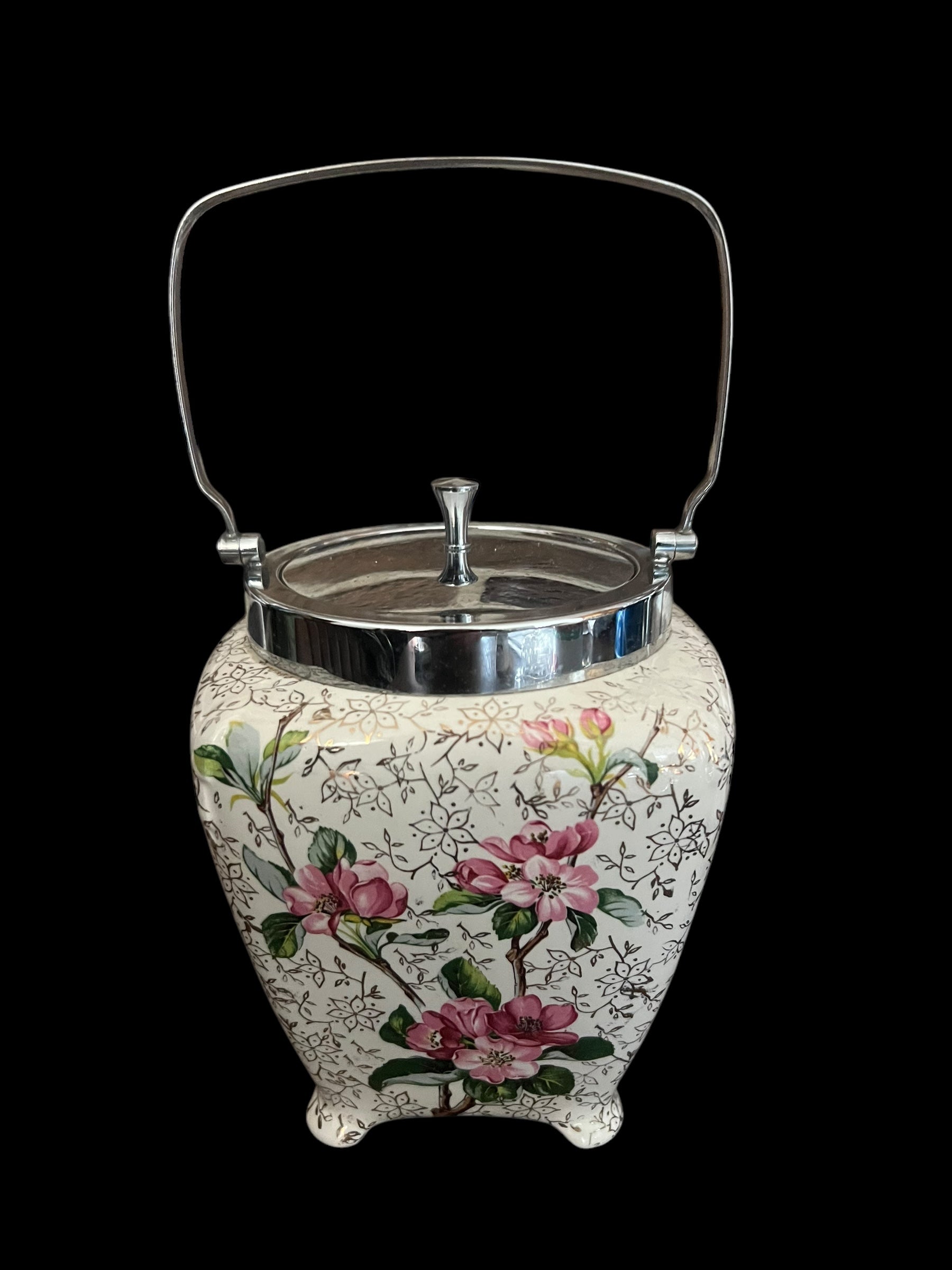 Antique Ceramic Biscuit Barrel image 9