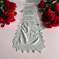 Vintage cotton lace table runner image 0