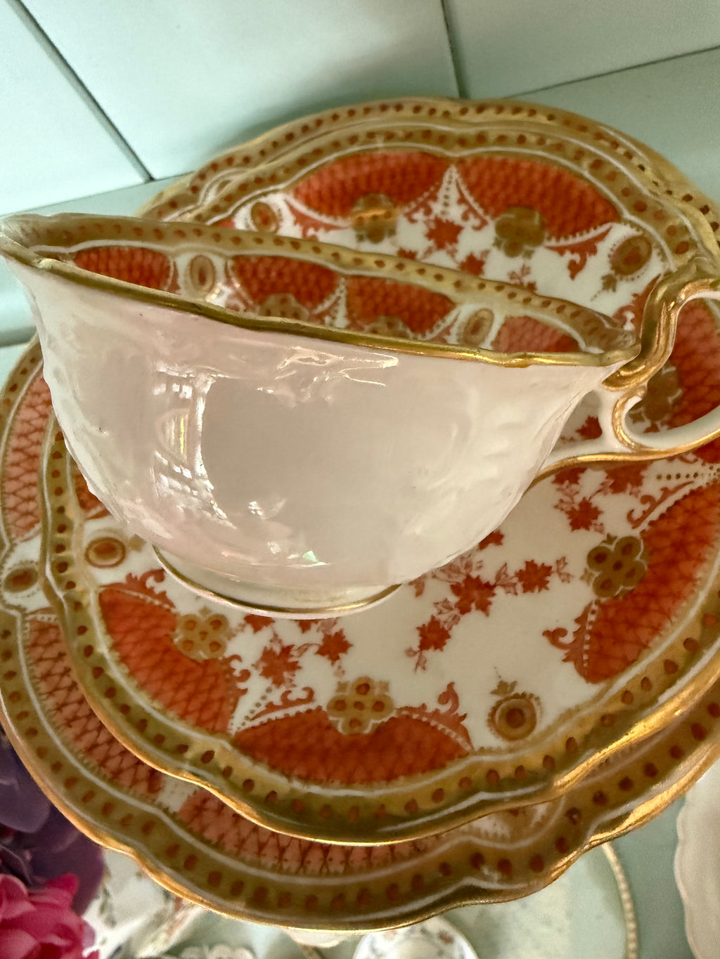 Antique. AYNSLEY. Trio