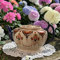 Gibson & Sons Teapot – Imari Style Floral, Burslem England, Vintage  image 0