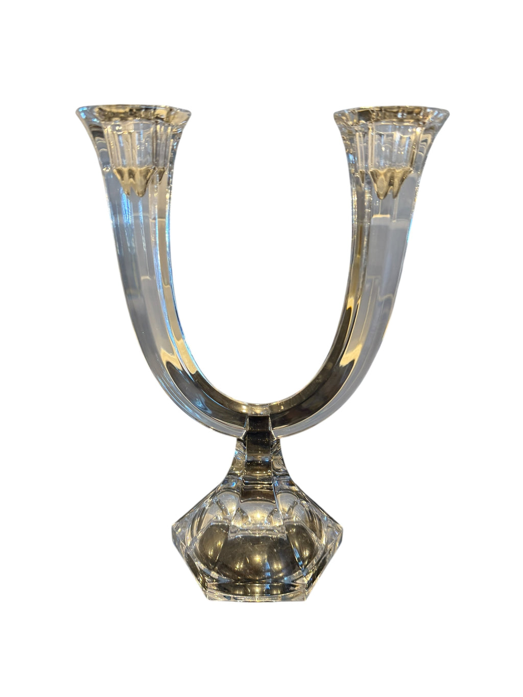 Large Glass Candle Stick image 6
