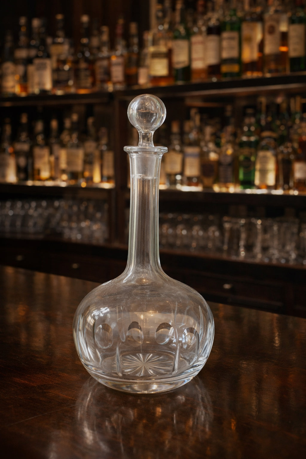Vintage Crystal Glass Decanter  image 0