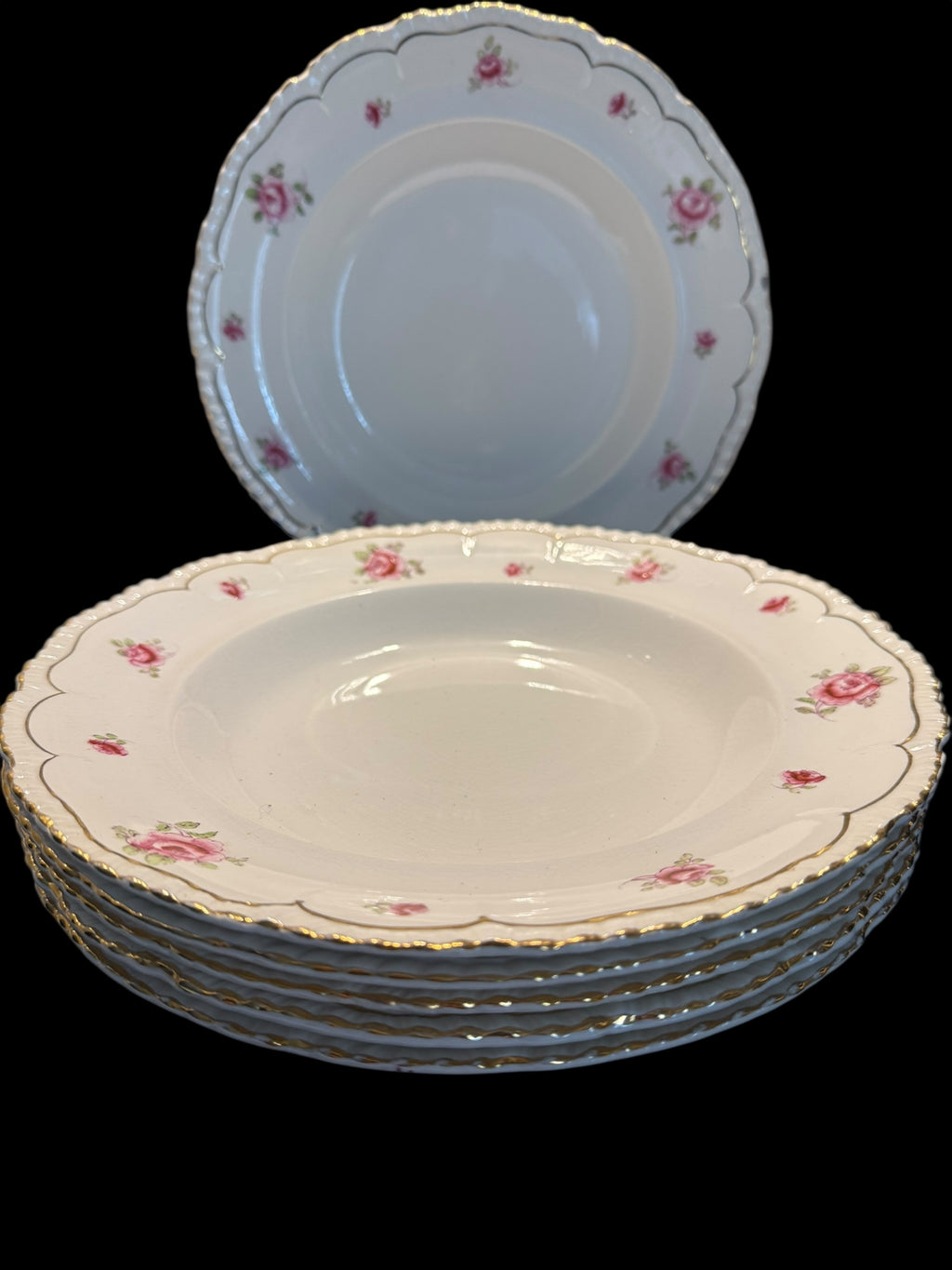 John Maddock & Son. Antique soup bowls. Set 6 image 7
