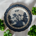 Booths Old Willow. Cabinet Plate. Blue & White.  image 0