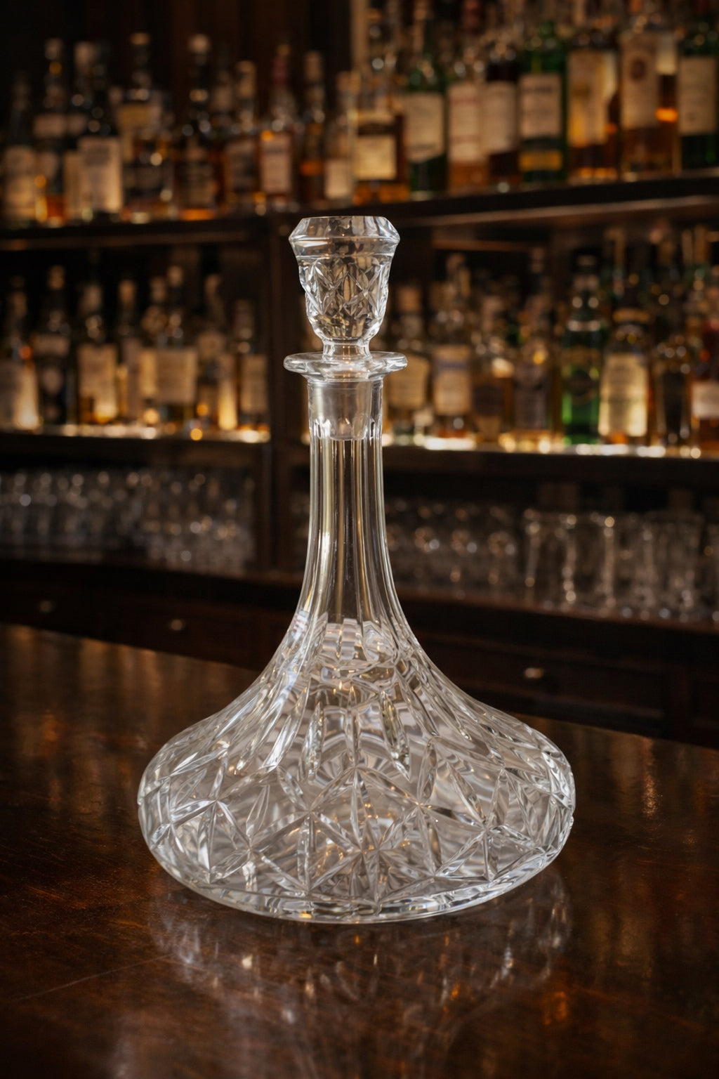 Vintage Crystal Glass Decanter  image 0