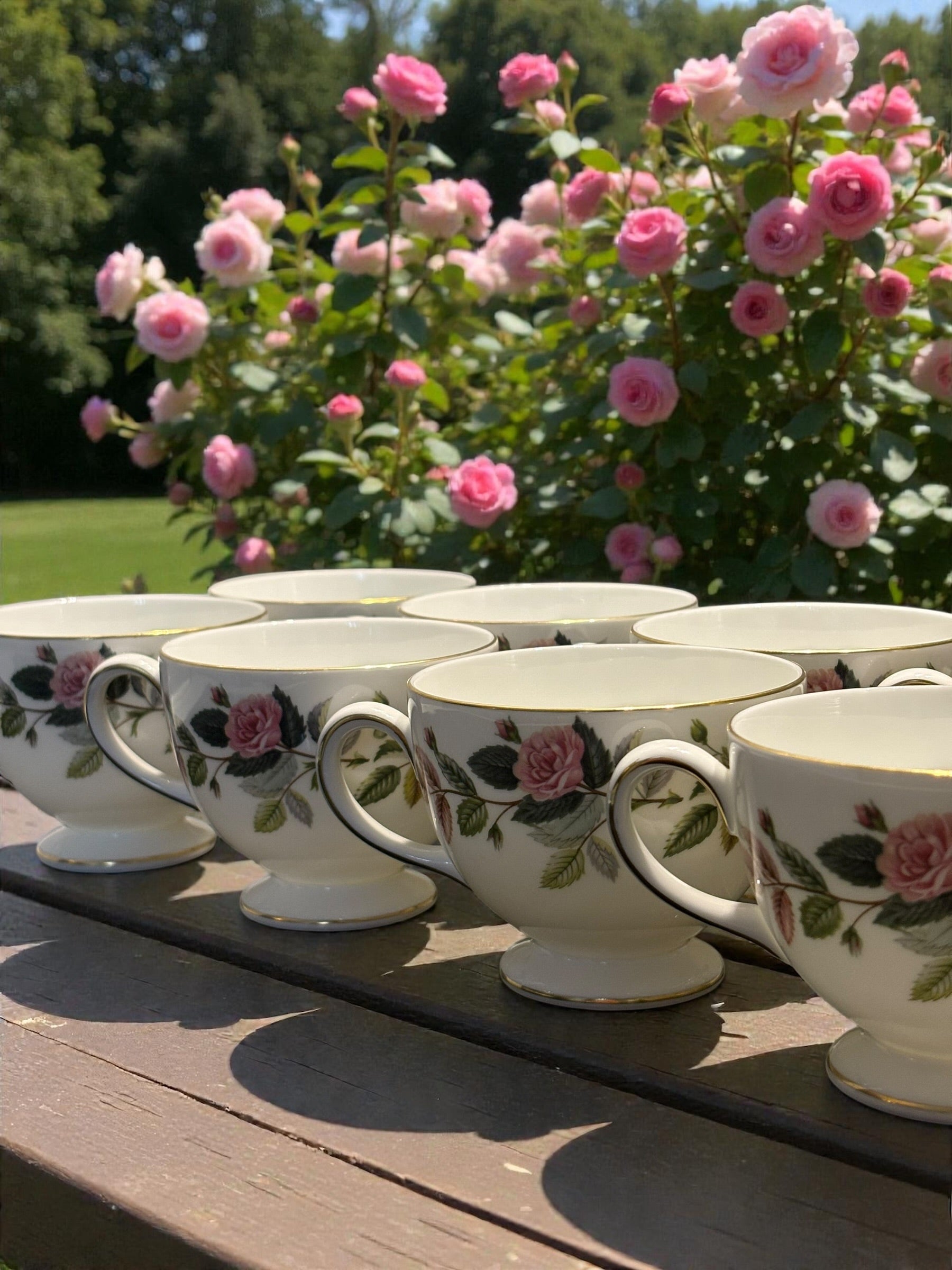 Wedgwood Bone China Hathaway Rose Quartet image 6