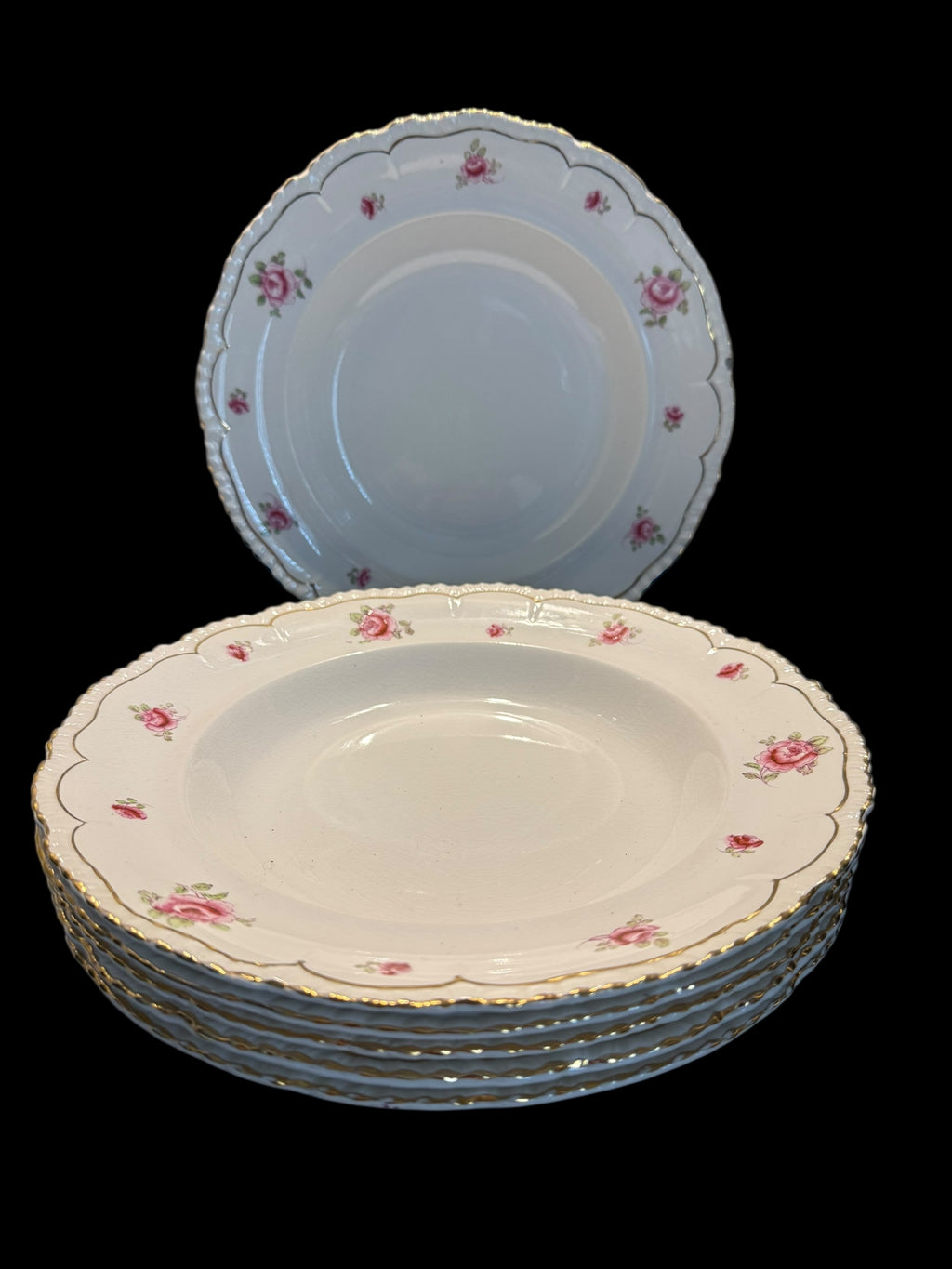 John Maddock & Son. Antique soup bowls. Set 6 image 6