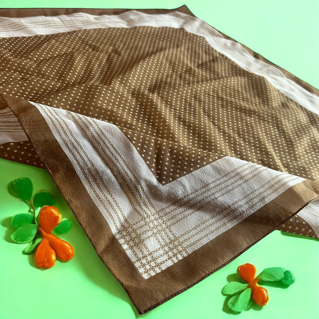 Vintage polka dot scarf.  image 0