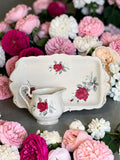 Royal Albert “Sweet Romance” Milk Jug & Platter  image 0