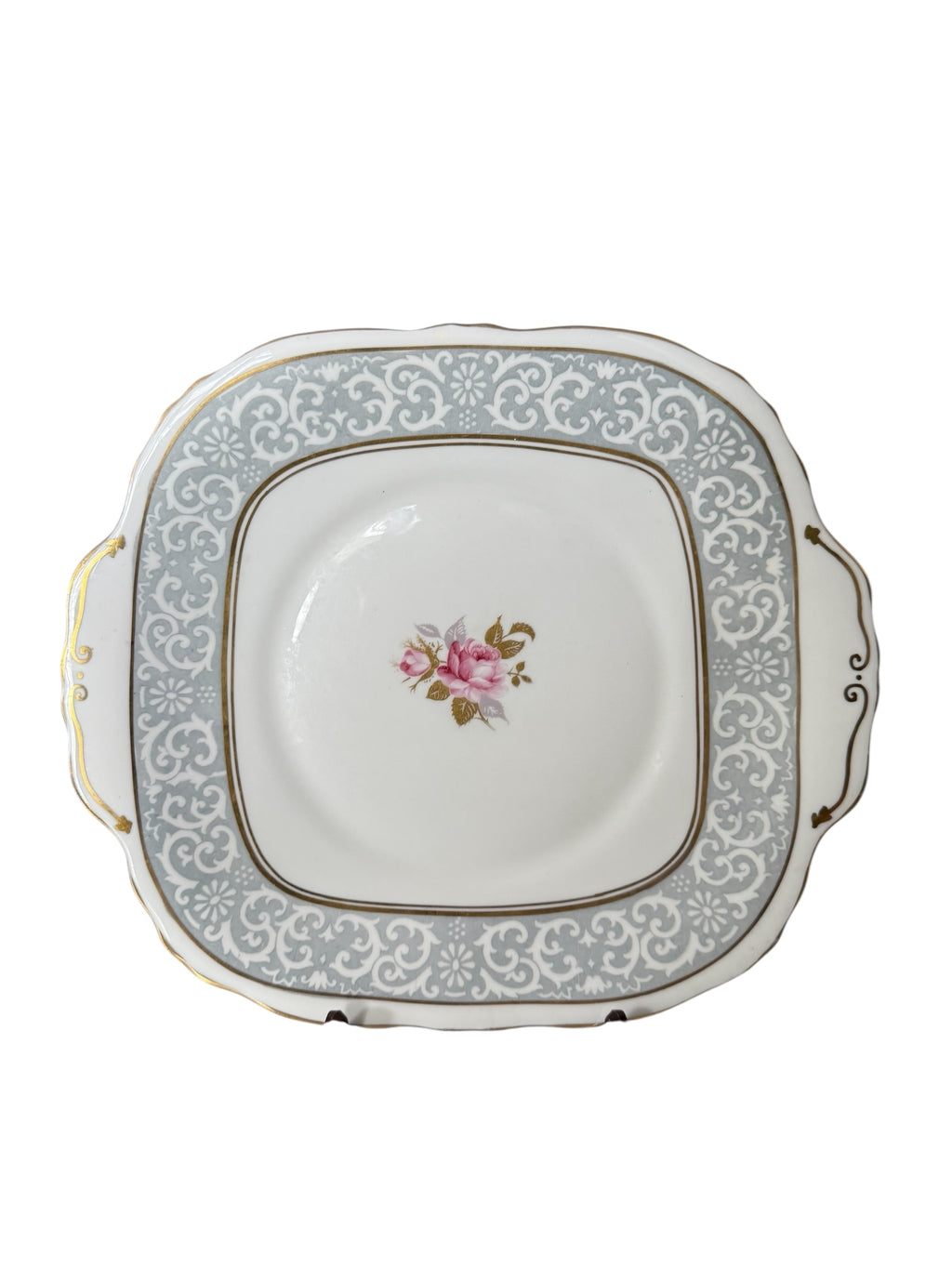 Staffordshire. Vintage China Cake Plate.  image 2