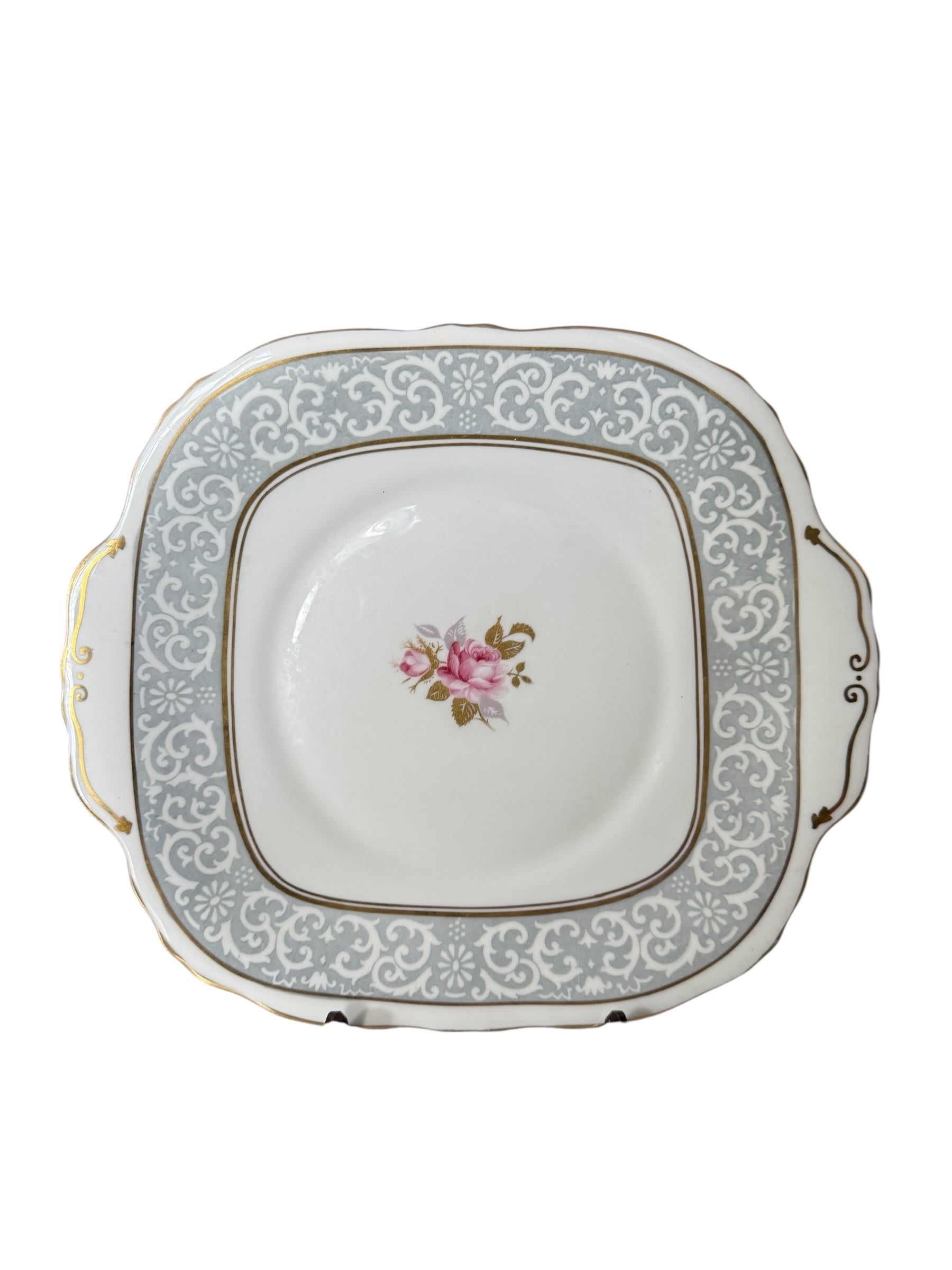 Staffordshire. Vintage China Cake Plate.  image 2