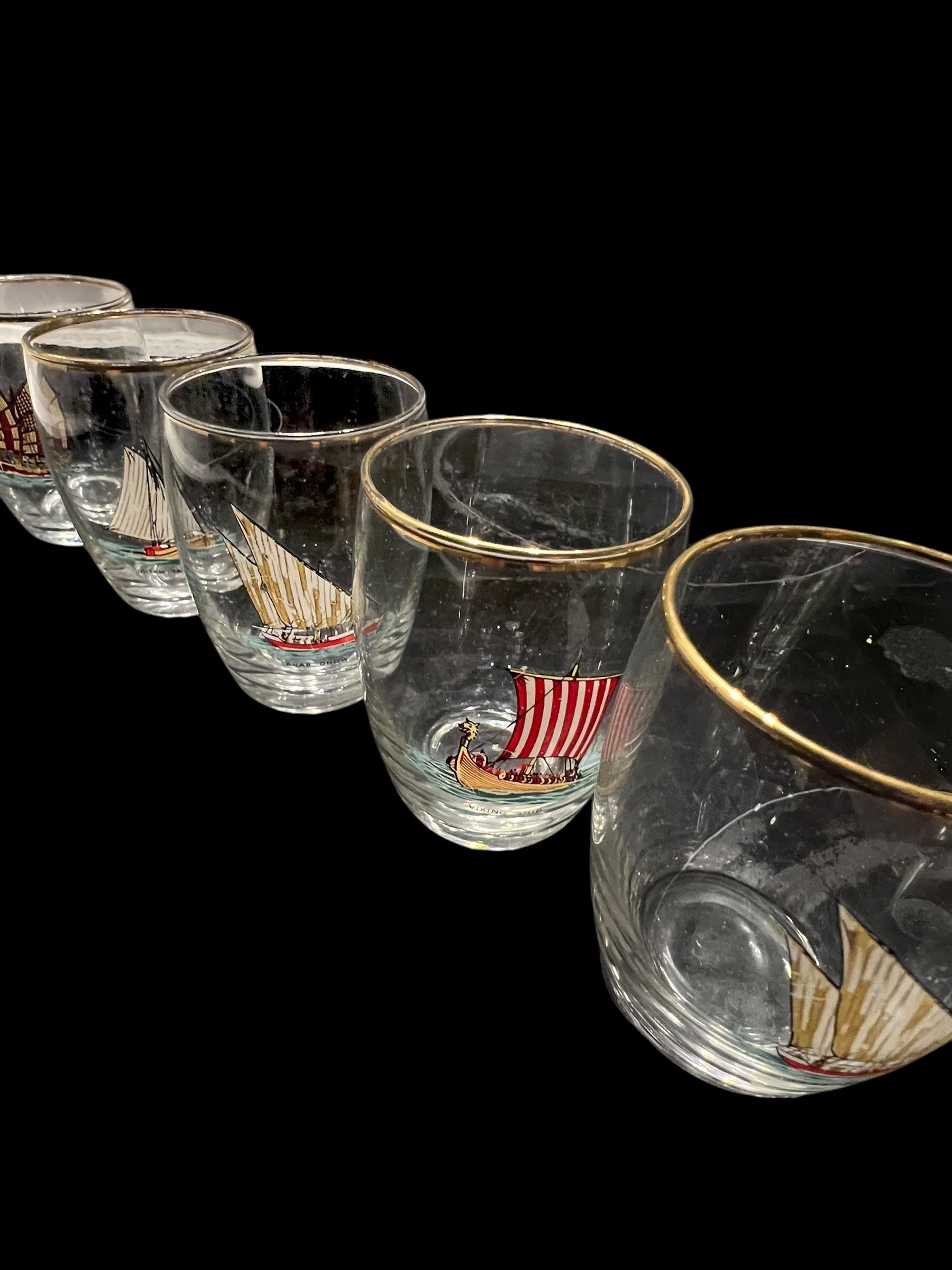 Set 6 Vintage Shot Glasses.  image 9