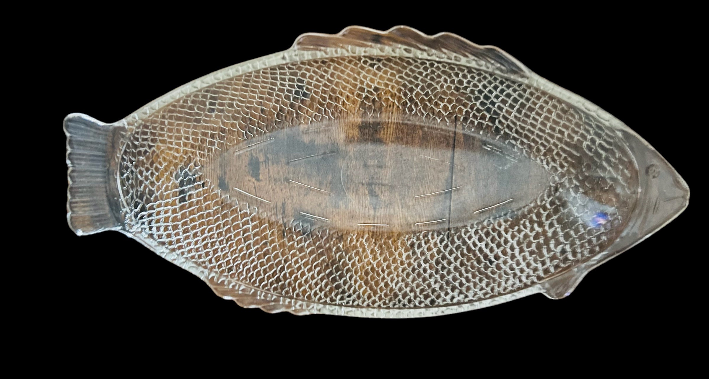 Large Glass Bowl Dish. American Glass image 1