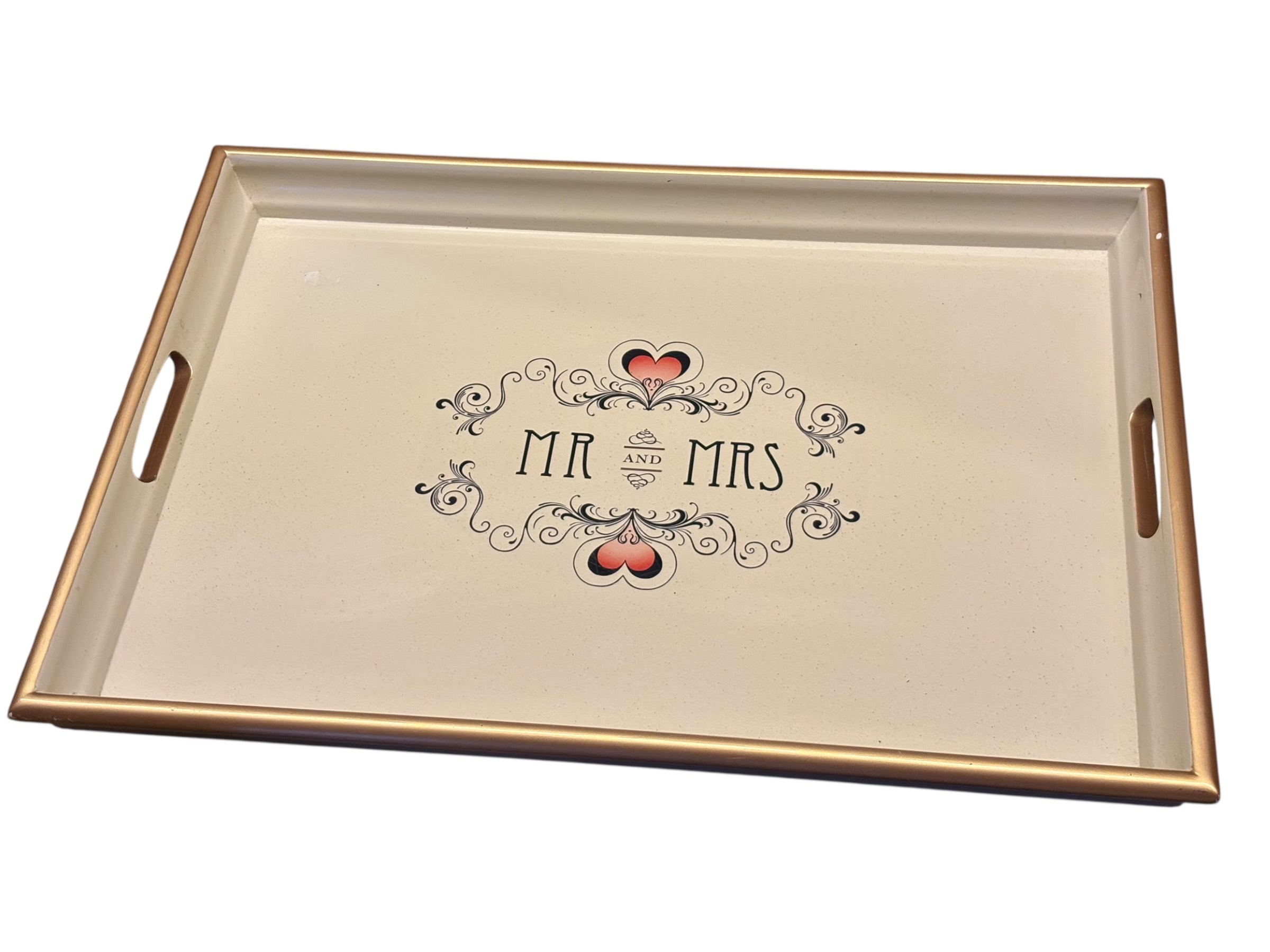 Mr & Mrs Tray and Mugs - Wedding Gift  image 2