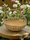 Leeds Creamware Minature Trinket Basket  image 0