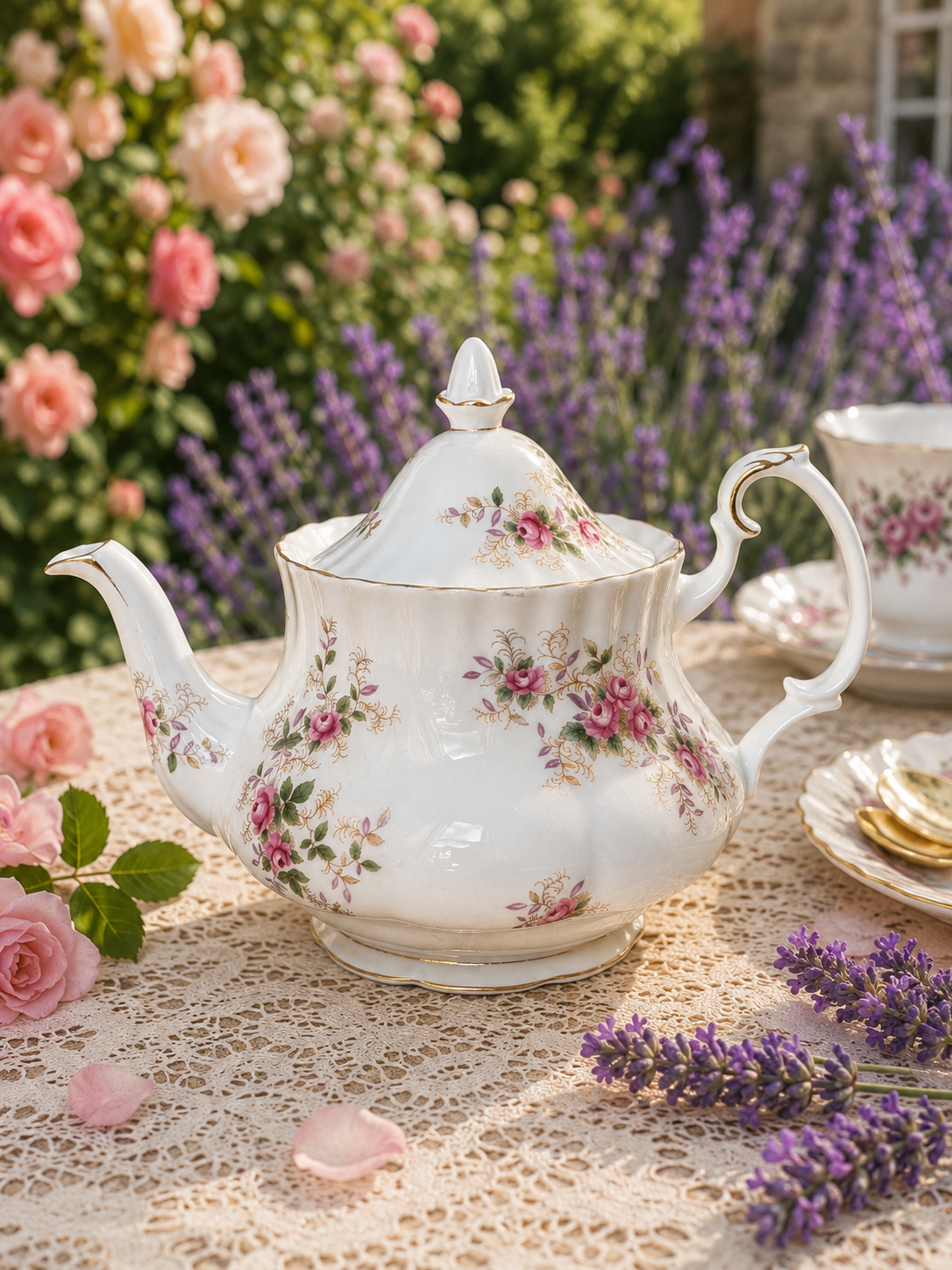 Royal Albert “Lavender Rose” Small Teapot