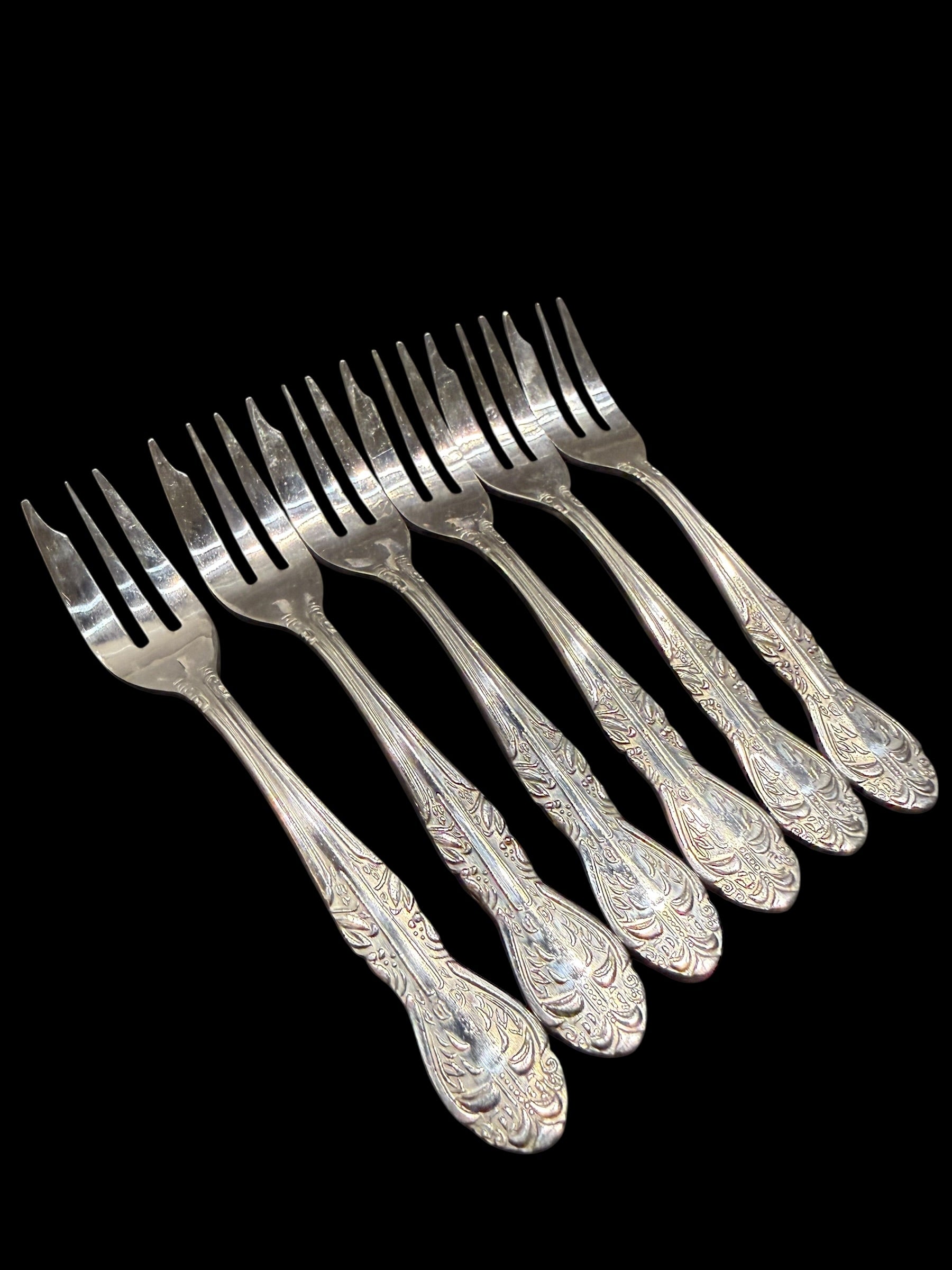Vintage Cutlery. Set 6 Cake/Pastry Forks image 1