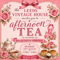 Breast Cancer Awareness Afternoon Tea Ticket - Sunday 23rd August at 1:30pm until 3:30pm