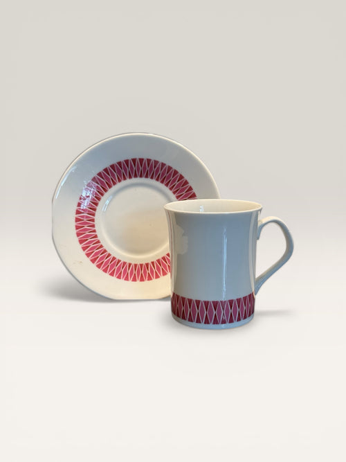 Calypso. Vintage Coffee Can & saucer.  image 0