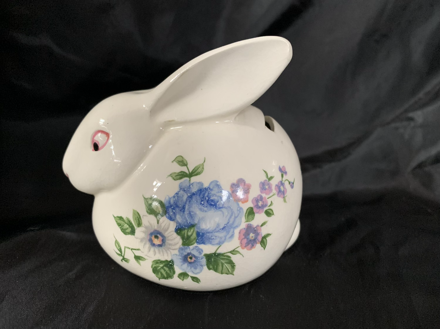 Vintage Money box. Rabbit. Bone china image 5