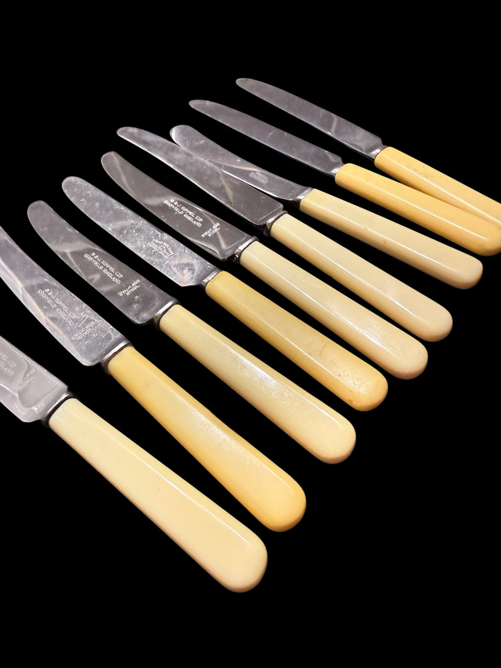 Vintage Cutlery 9 Butter Knives image 1