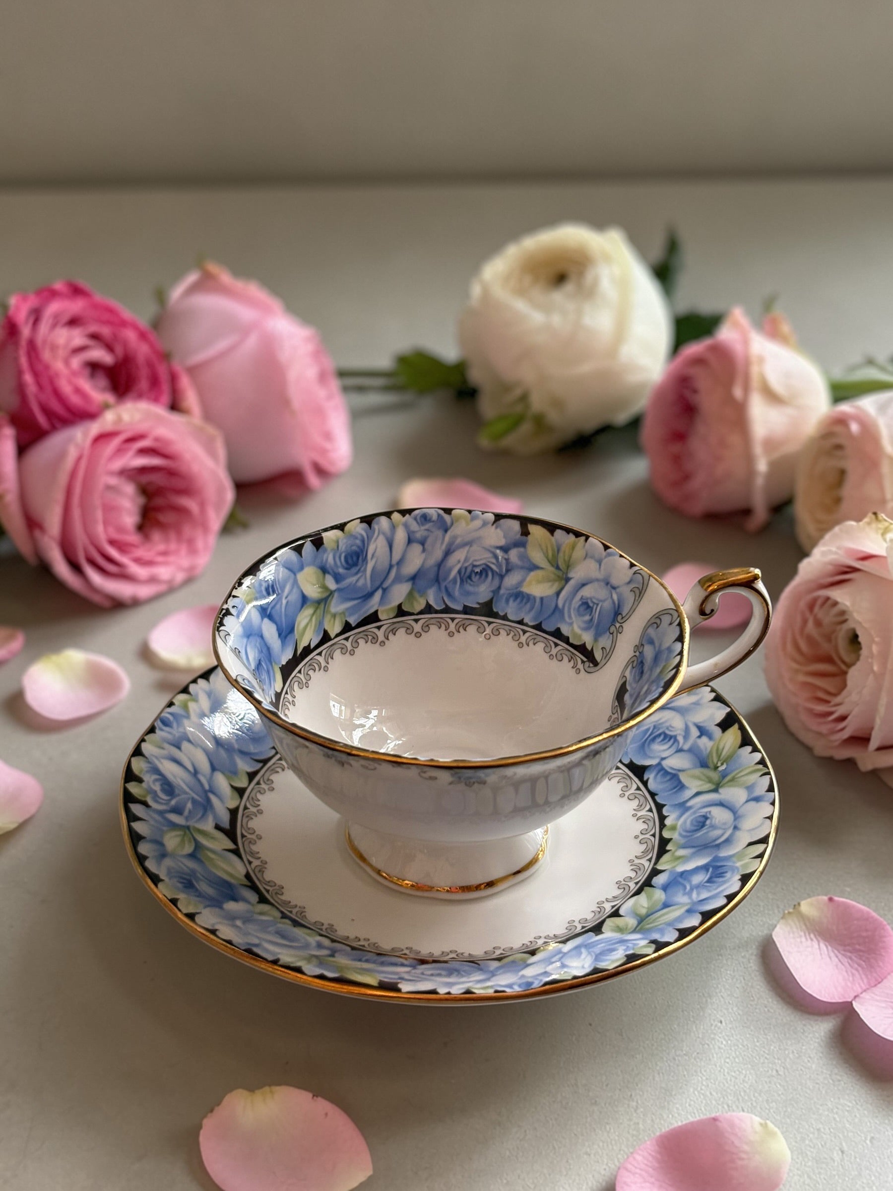 Queens China ‘Elizabeth Rose’  Teacup & Saucer  image 0