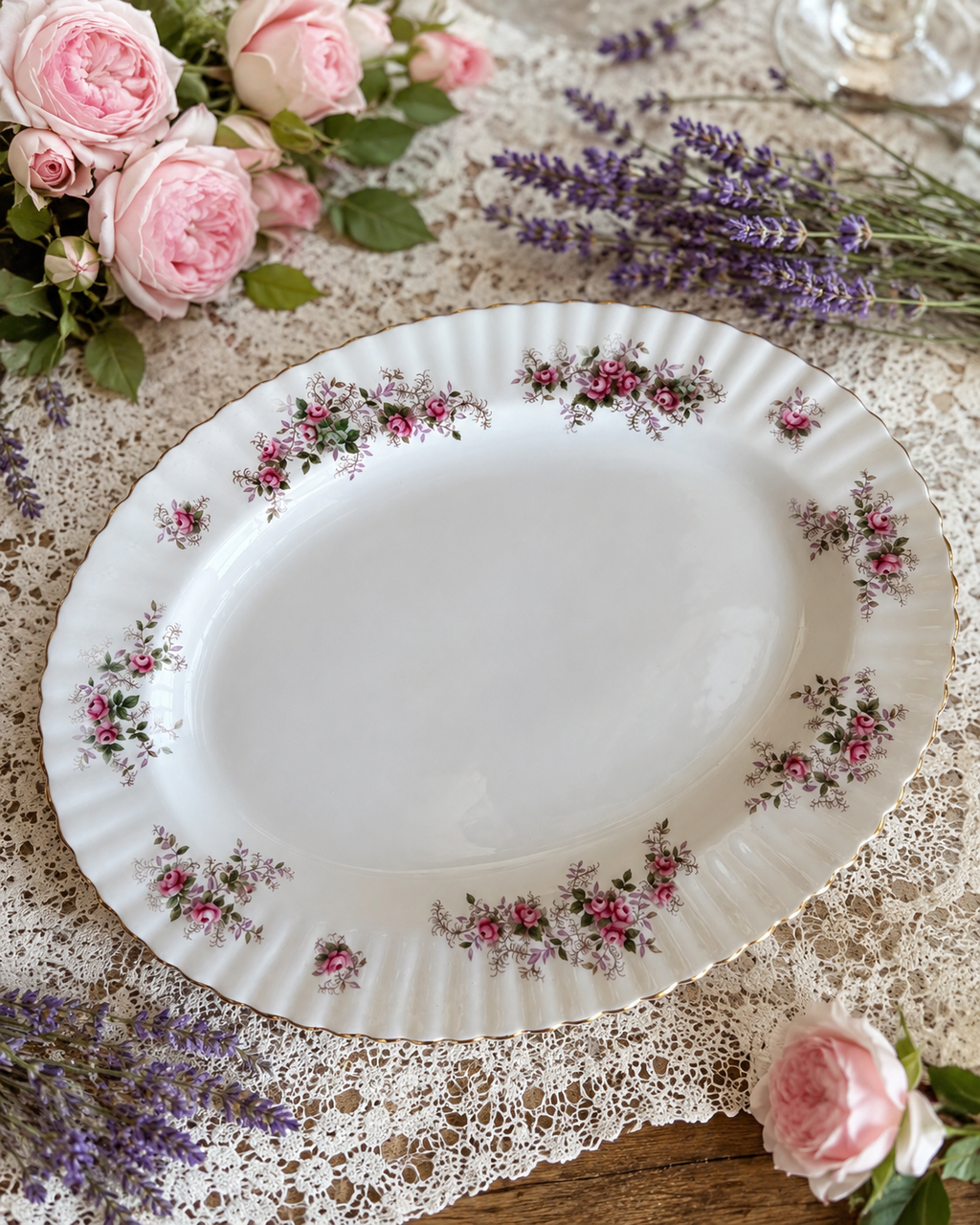 Royal Albert Lavender Rose Large Platter