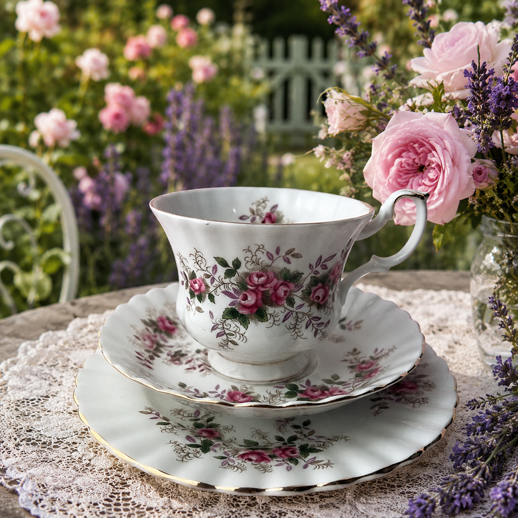 Royal Albert Lavender Rose Trio