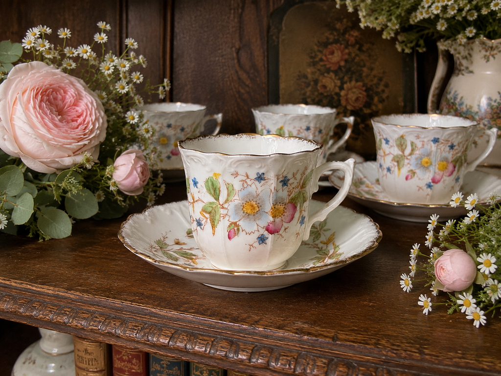 Victorian Floral Duo