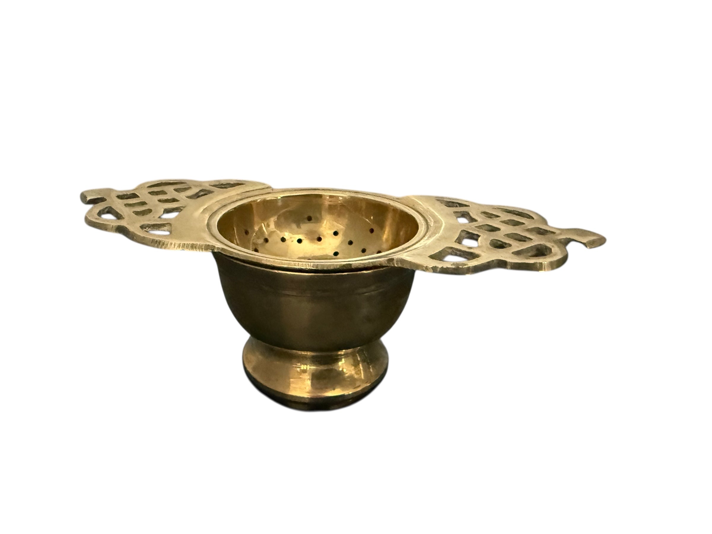 Vintage Tea Strainer & Pot image 4
