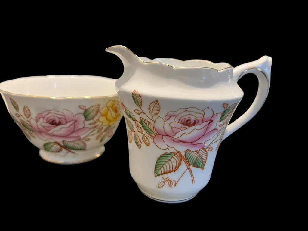 Spencer Stevenson China. Bone China Milk jug & bowl image 4