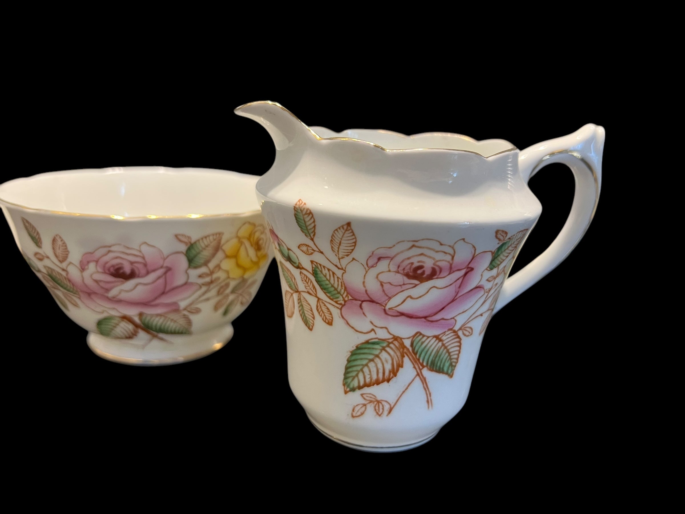 Spencer Stevenson China. Bone China Milk jug & bowl image 4