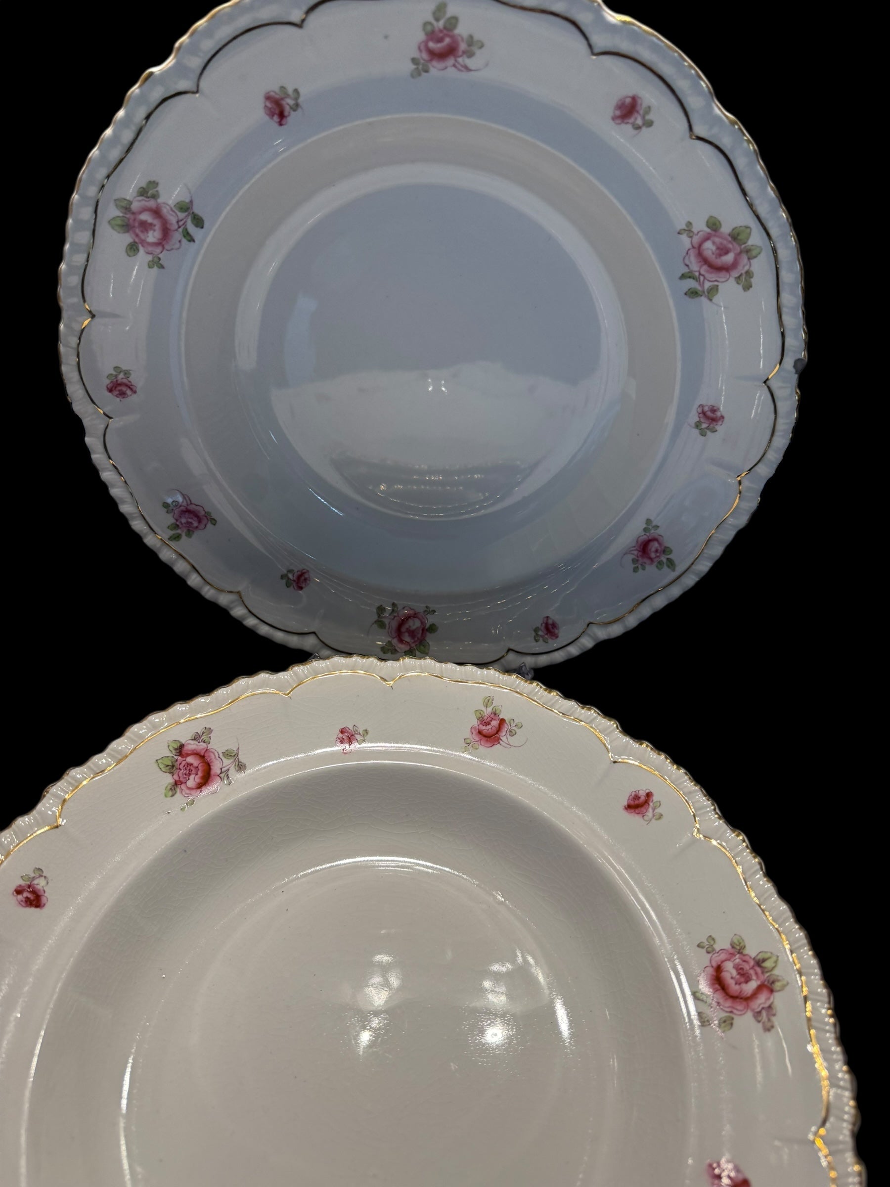 John Maddock & Son. Antique soup bowls. Set 6 image 2