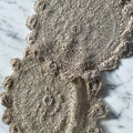 2 Matching vintage doilies.  image 0